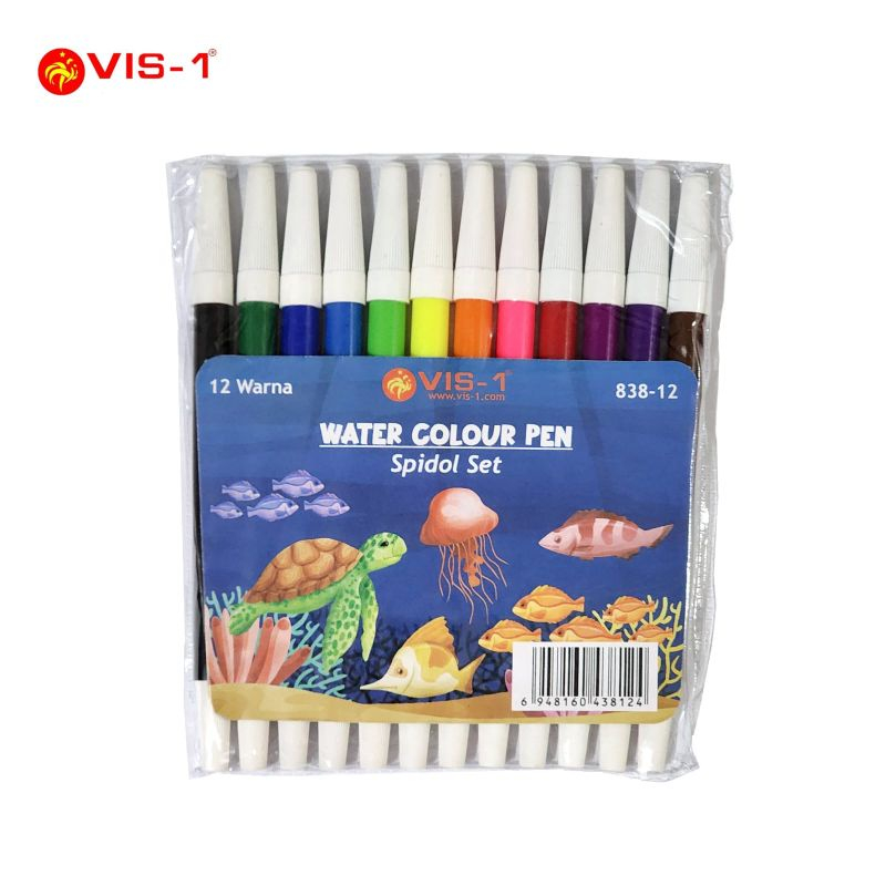 

WATER COLOUR VIS-1 SPIDOL 12 WARNA / SPIDOL 12 WARNA VIS-1