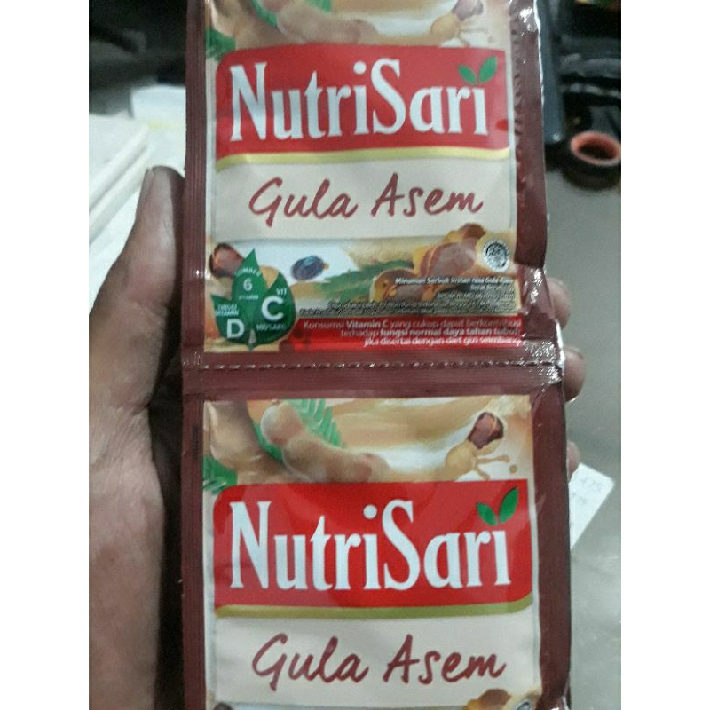 

Nutrisari Gula Asem Rentengan Isi 10 Sachet