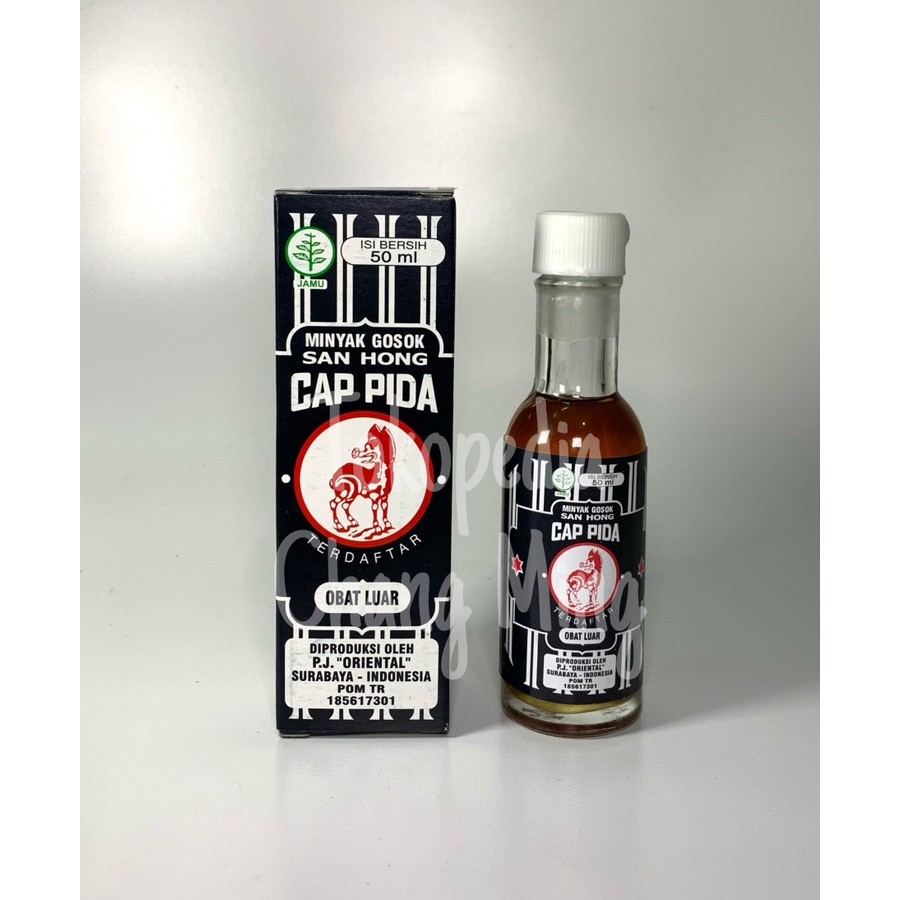 Minyak Gosok San Hong 50 ml / Minyak San Hong Cap Pida