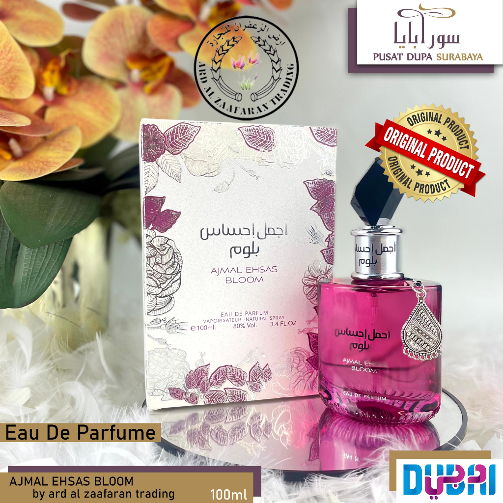 Parfum Asli Arab Original Premium  ARD AL ZAFRAAN / Ajmal Ehsas Bloom /WOMAN
