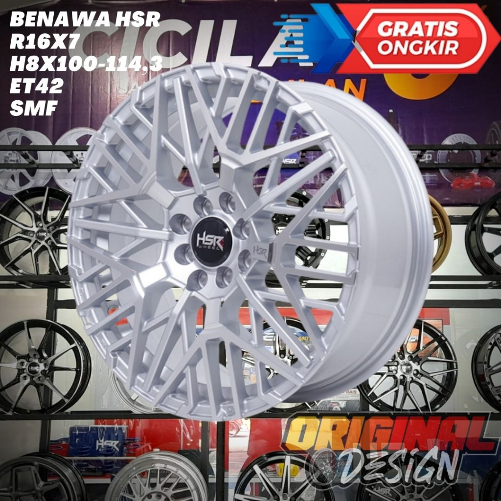 Velg Mobil R16 HSR BENAWA R16 Untuk EVALIA , XGEAR , CONFERO , GALANT