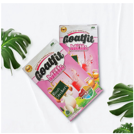

Susu Kambing Rasa Strawberry Goatfit Milk Dengan Susu Kambing Etawa