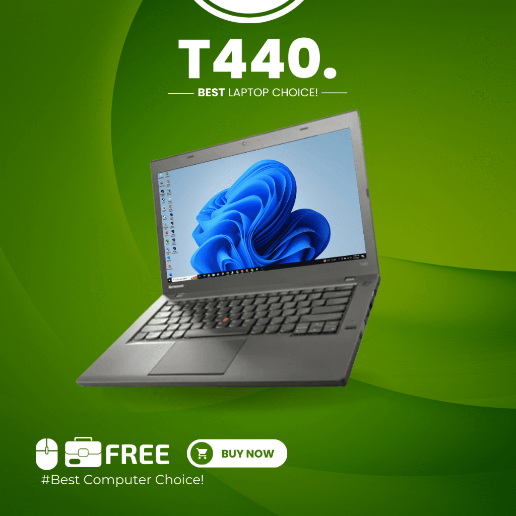 Laptop Murah Lenovo Thinkpad T440 Core i5 Gen 4th Ram 8GB SSD 256GB Mulus NO Minus BERGARANSI ORIGIO