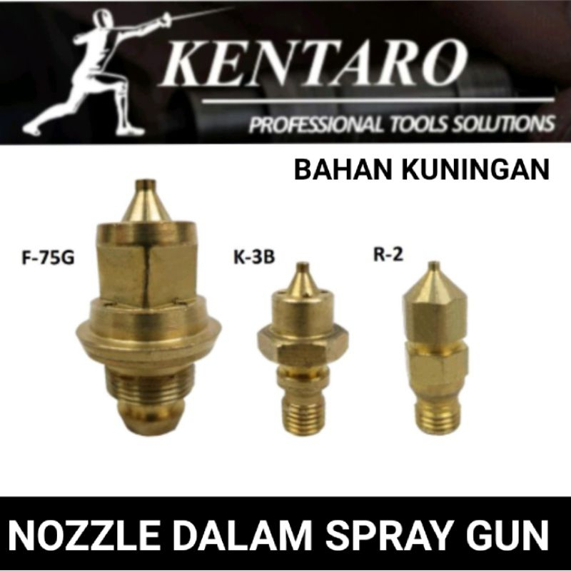 Mata Nozzle Dalam Spray Gun KENTARO Japan Quality