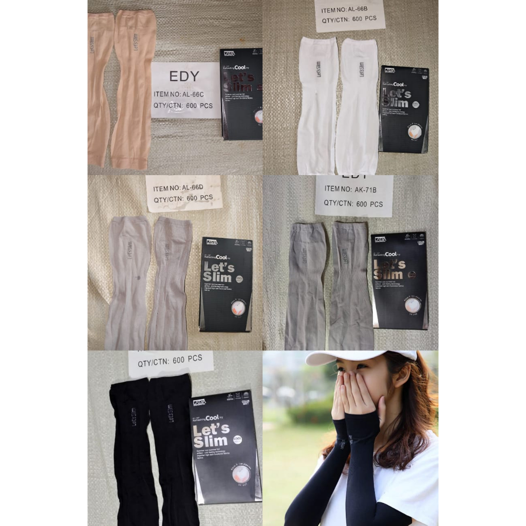 READY STOCKING TANGAN WANITA PRIA MENSET TANGAN BAHAN IMPOR TERSEDIA WARNA HITAM KREM ABU