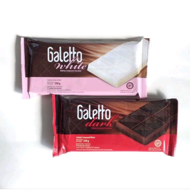 

Galetto coklat coumpoud 250gr