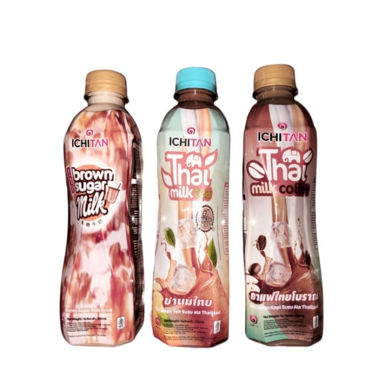 

Ichitan Minuman Kemasan Botol Rasa Thai Milk Tea/ Brown Sugar/ Coffe 300ml