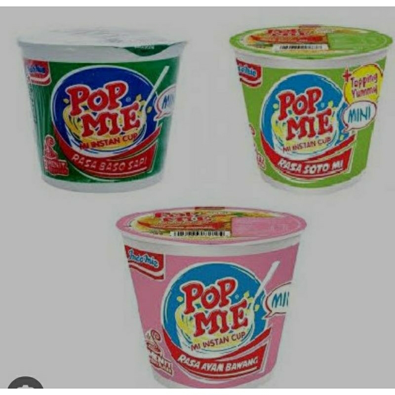 

pop mie mini 1 dus isi 24 cup