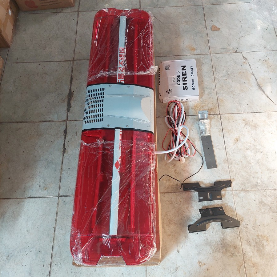 LAMPU ROTATOR TOA PATWAL MERAH LTF 2000 LED LIGHT BAR