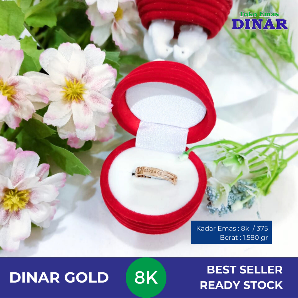 CINCIN MODEL SLP - EMAS MUDA - KADAR 8K/375