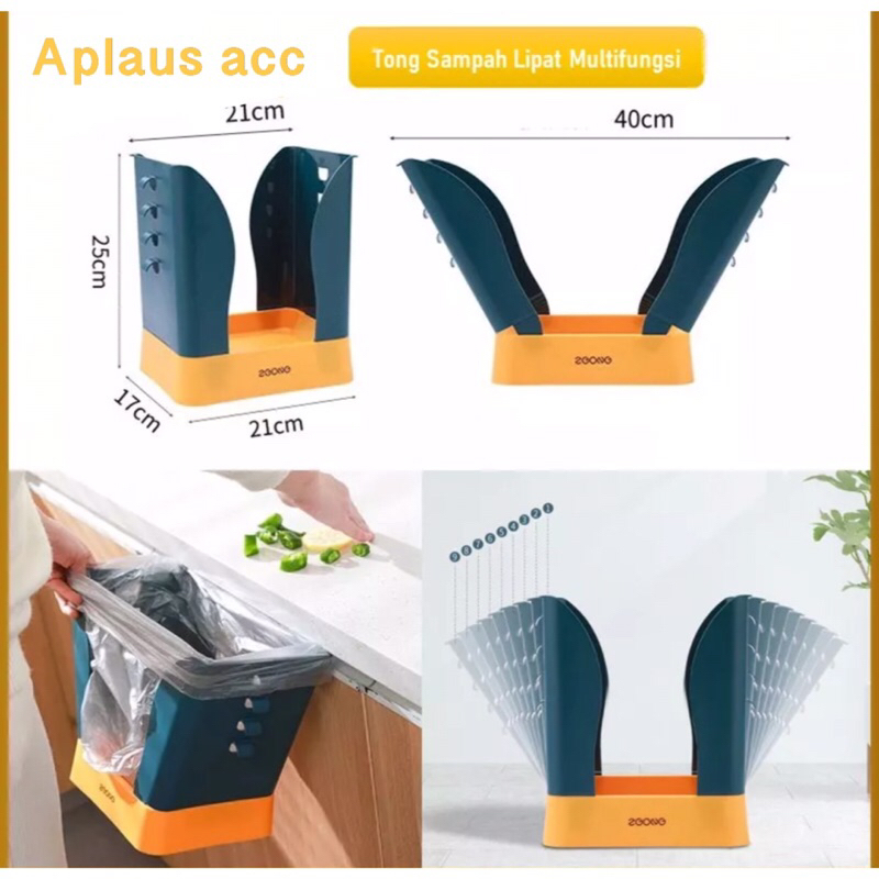 Tempat Sampah Lipat Flexible Tong Sampah Lipat Multifungsi