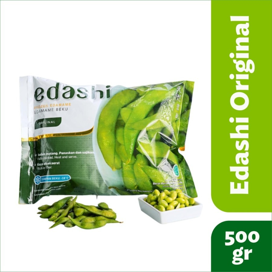 

Edamame Frozen Edashi Original 500 gram Amazing Farm