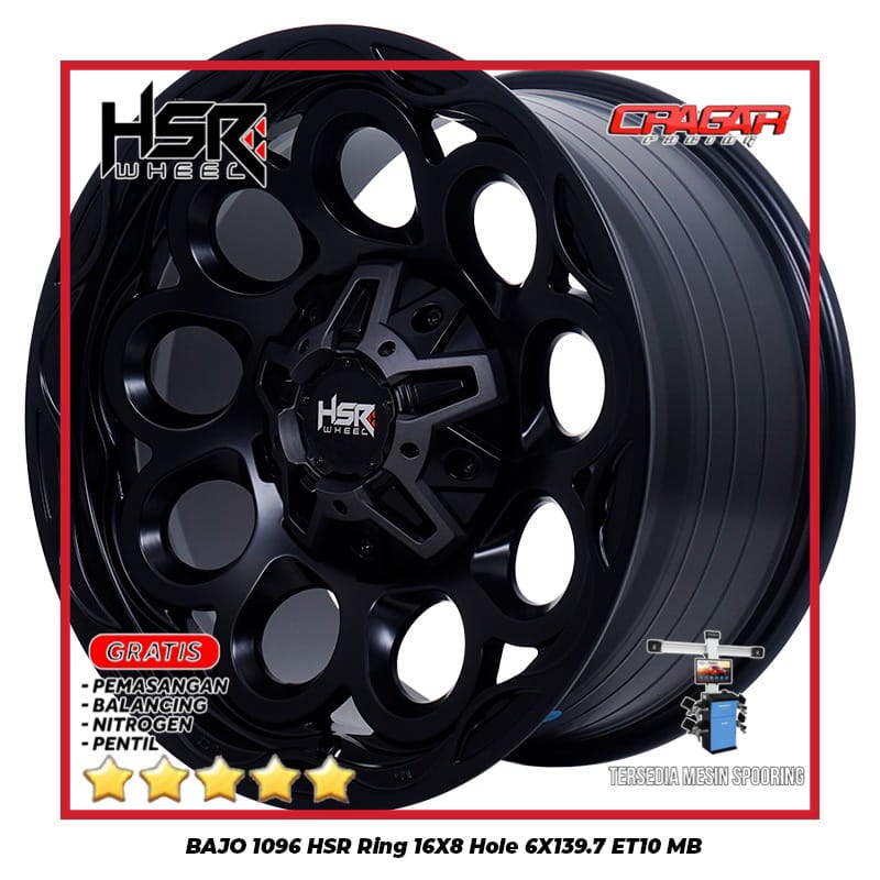 Velg Mobil Offroad R16 Hsr Bajo Untuk Pajero Hilux Phanter Terano Everest Dll