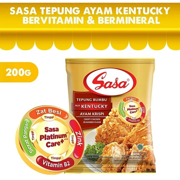 

Sasa Tepung Bumbu Ayam Crispy Ala Kentucky 200gr