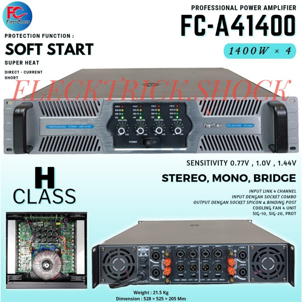 PROFESSIONAL POWER AMPLIFIER FC-A41400