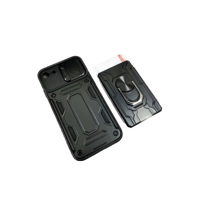 Case Iphone 8 CardX Flip Lens Card Ring Armor Case Shockproof Bekas/Second
