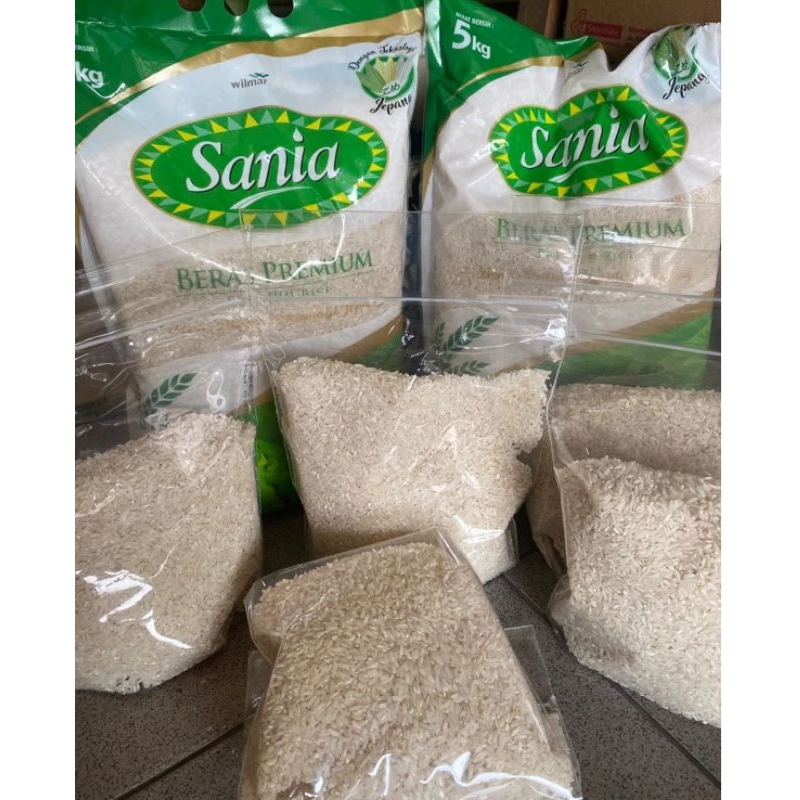 

Repack Beras Premium Sania 1Kg Packing Dus