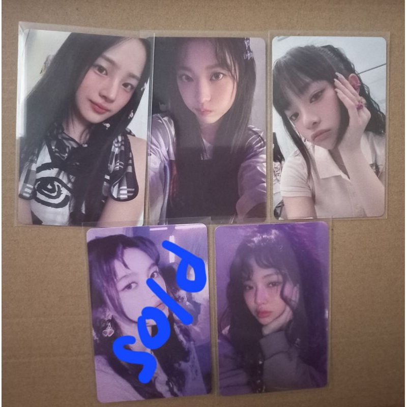 [READY] PHOTOCARD NEW JEANS GET UP BUNNY BEACH BAG VER (baca desc)