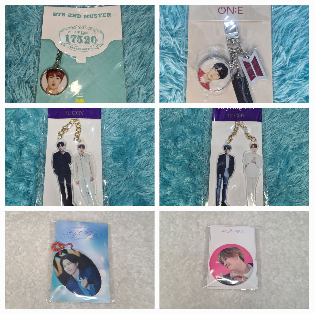 Keyring Gantungan Kunci Album Second Muster Jin Map Of The Soul ON:E MOTS Dicon Fanmade Shumation Su