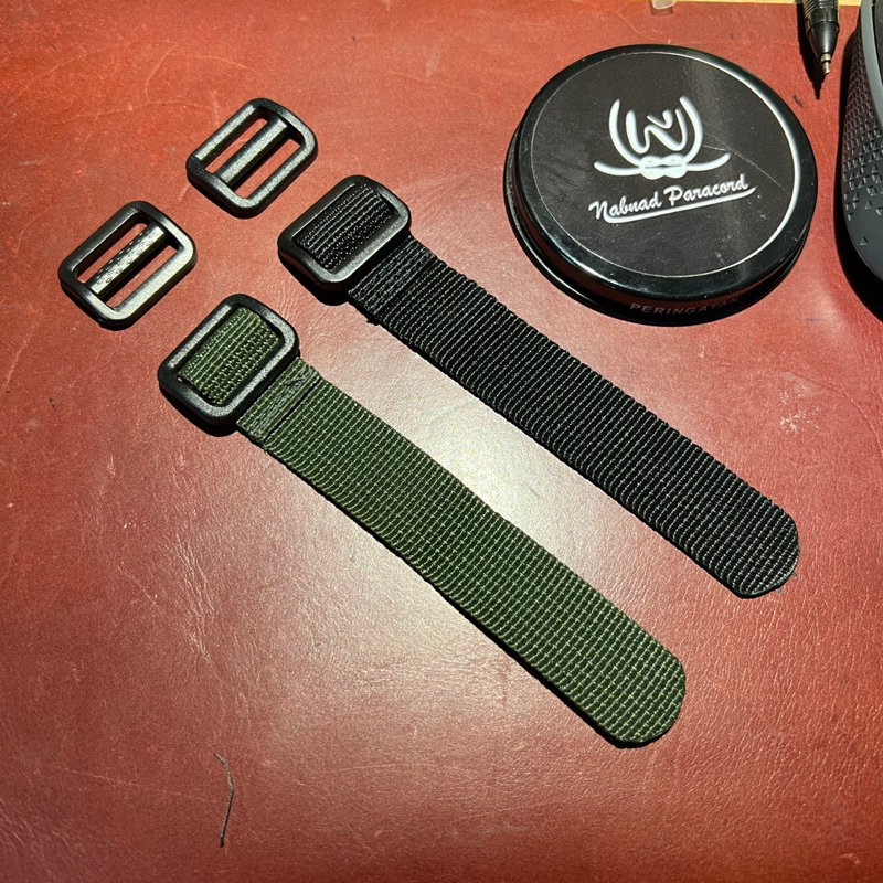 Nabnad Nabnad Buckle Jam Tangan Paracord Webbing Slider Pengait Penyambung Sejenis Buckle Strap Jam 