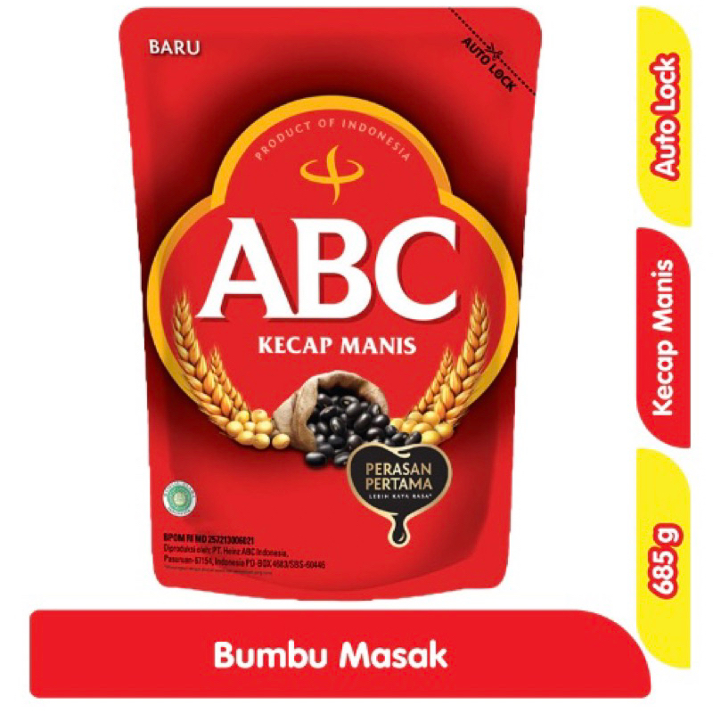 

ABC Kecap Manis 685gr Kemasan Pouch Refil