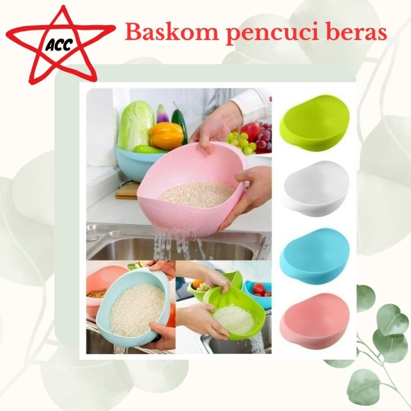 WADAH BASKOM PENCUCI BERAS/ BASKOM PENCUCI BUAH/ BASKOM SARINGANN BASKOM SARINGAN BERAS SAYURAN