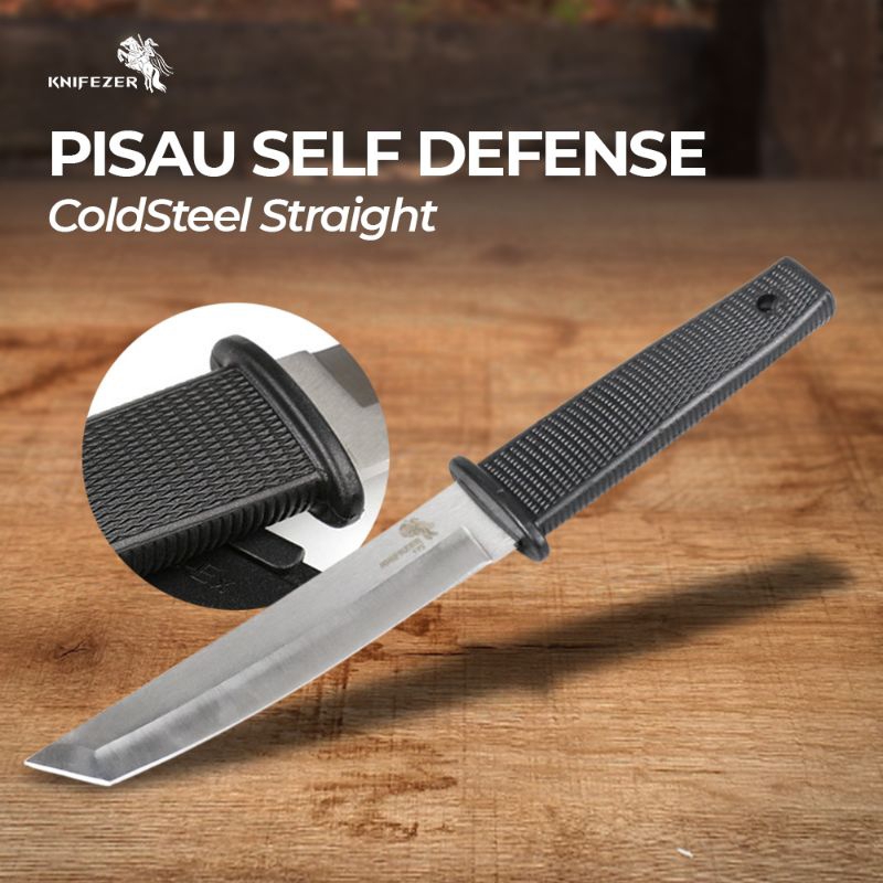 KNIFEZER Pisau Knife Survival Tool ColdSteel Straight