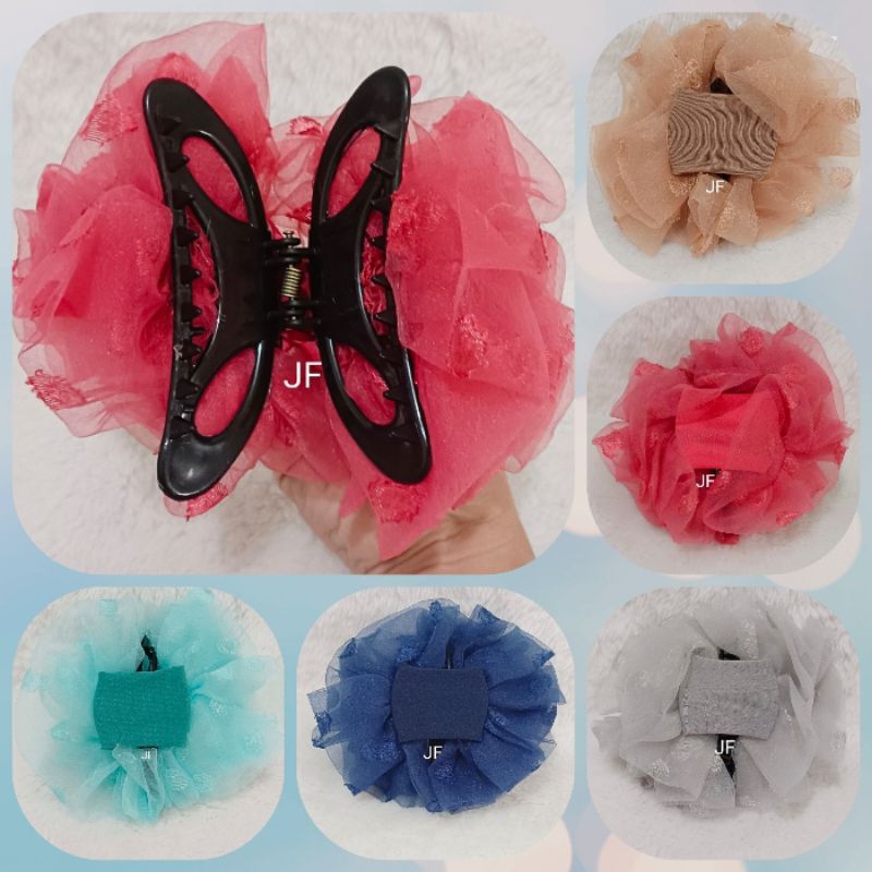 Cepolan Buat Hijab Dan Aksesoris Rambut Jepit Cepol Trendy