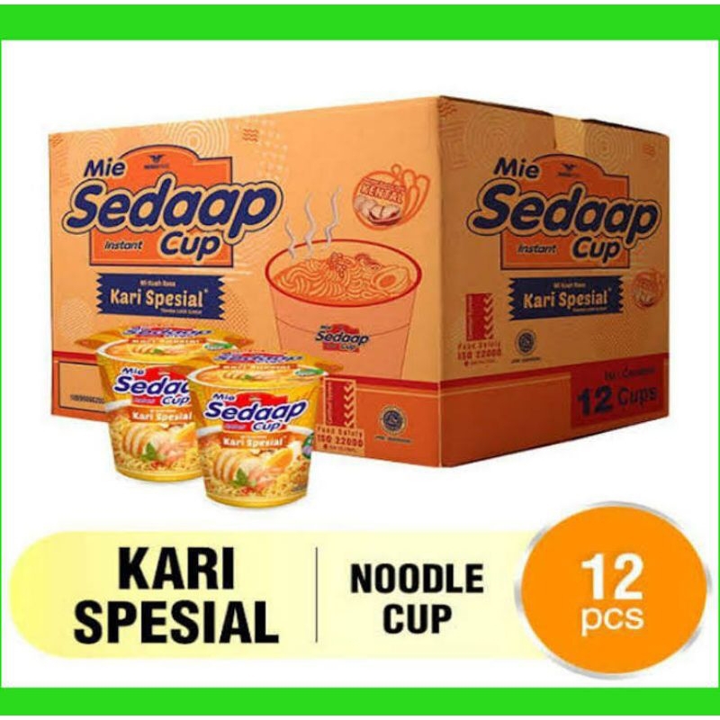 

Mie Sedaap Cup Kari Spesial 1 Dus isi 12 pcs