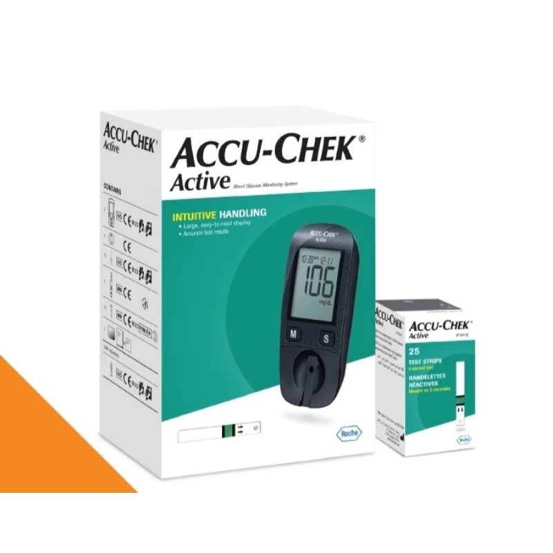 Alat Tes Cek Gula Darah Accu-Chek Accu Check Accucheck Active / Cek Gula Darah