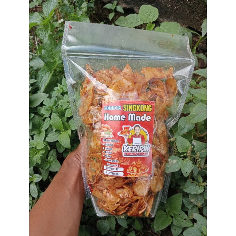 

KERIPIK SINGKONG SUPER EKSTRA PEDAS 1 KG