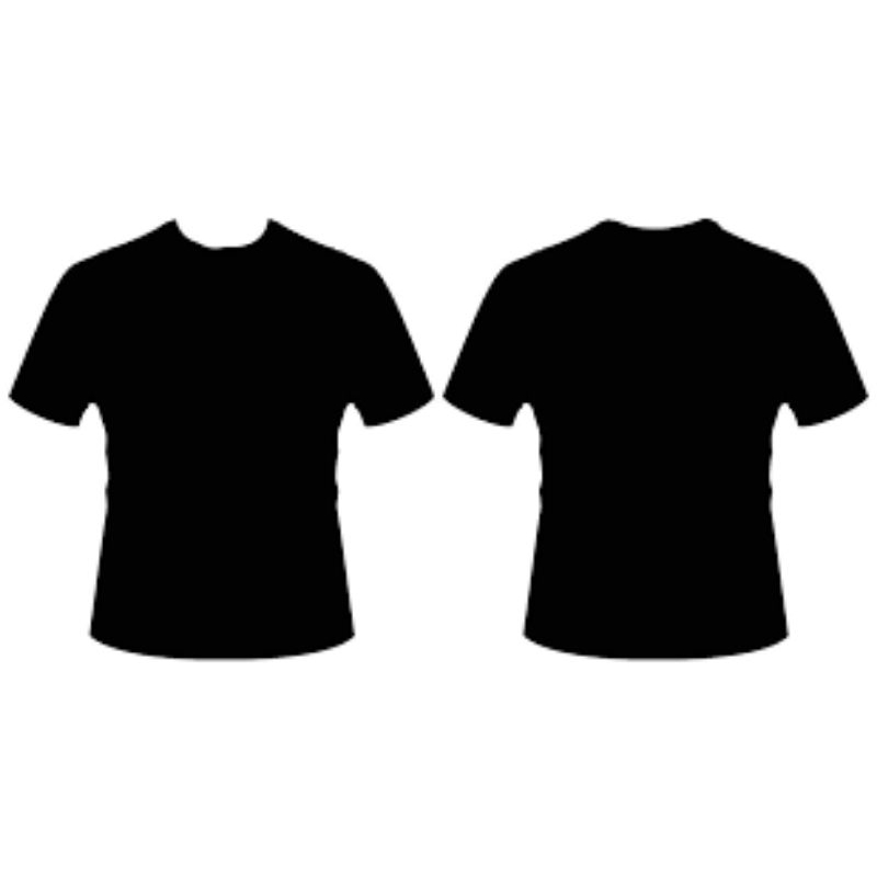 kaos polos hitam distro