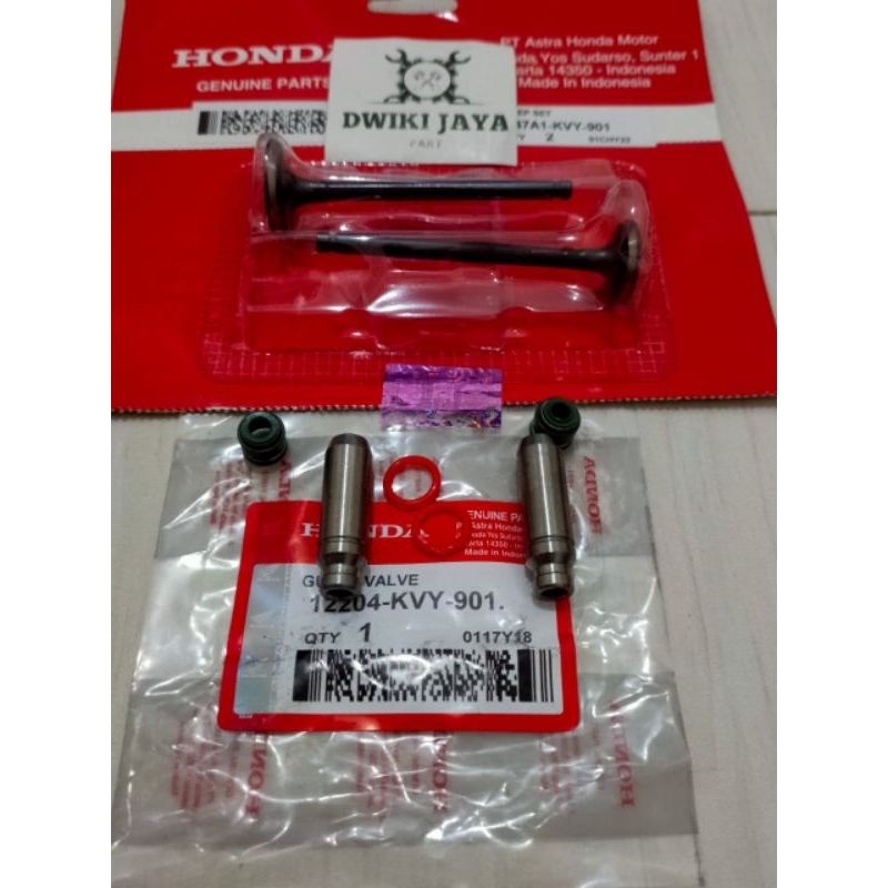 KLEP SET PAYUNG KLEP HONDA BEAT/BEAT FI/BEAT POP/BEAT ESP/SCOOPY KARBU FI ESP KODE KVY