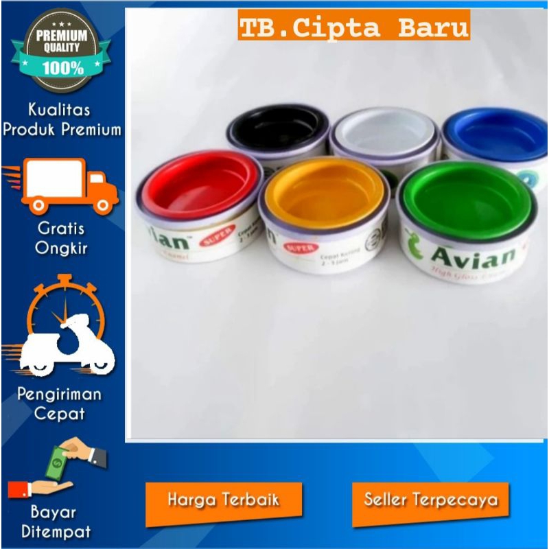 CAT BESI KAYU AVIAN 25ml PUTIH/SUPER WHITE
