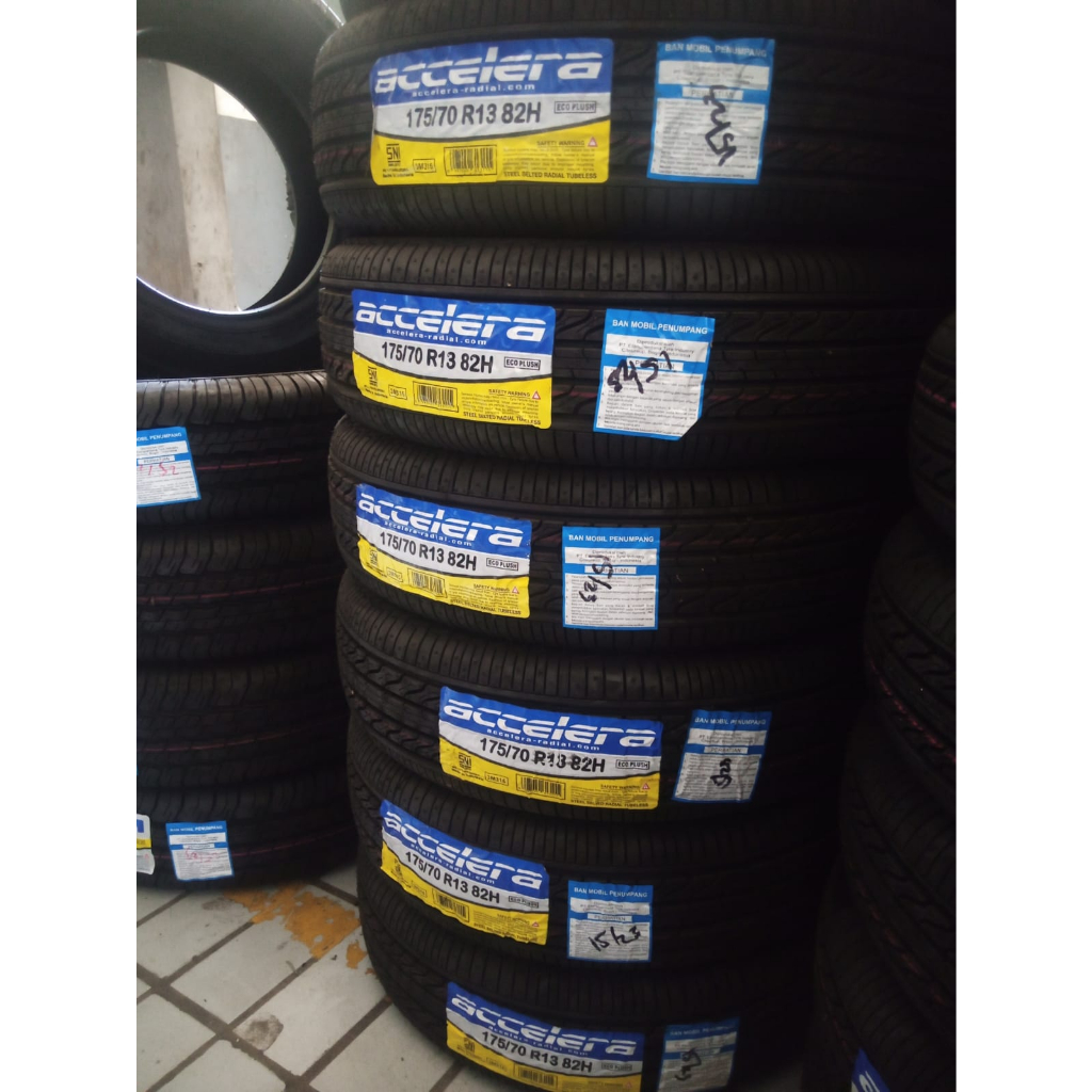 Ban Mobil Ring 13 175/70-13 Tubles Ban Murah R13 ACCELERA ECO PLUSH 175 70 R13