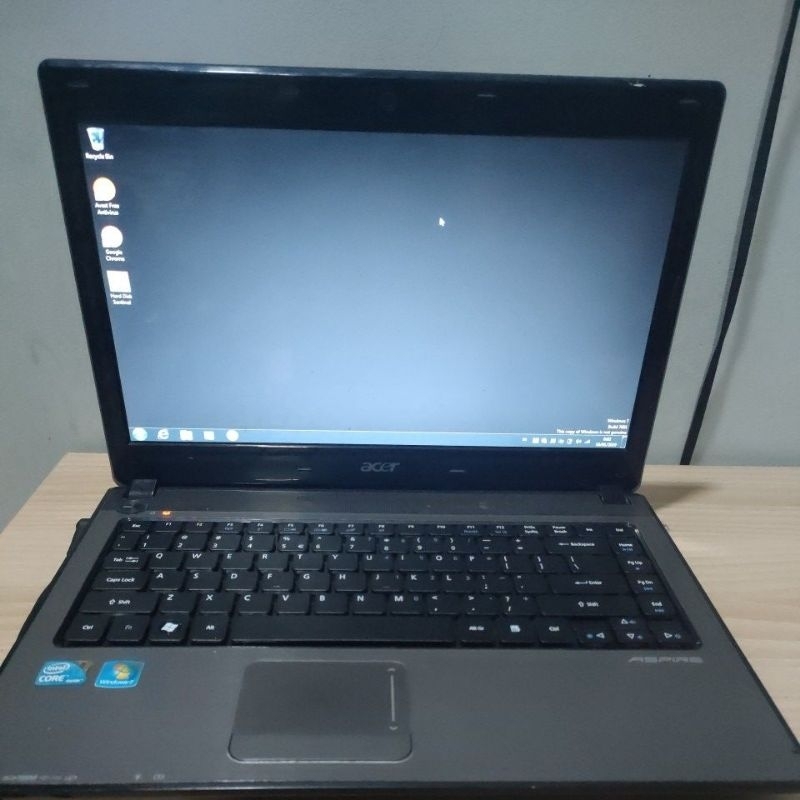 Laptop bekas acer 4741 core i3