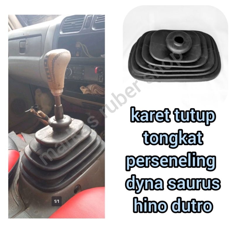 karet tutup tuas gigi perseneling dyna saurus hino dutro