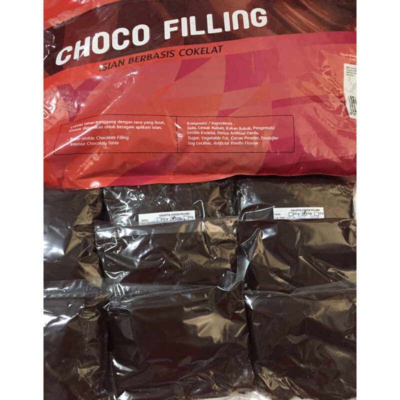 

Colatta choco filling / isian roti / bakpao kemasan 500gr