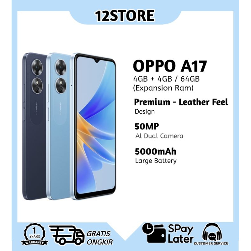 Oppo A17 Ram 4/64 New