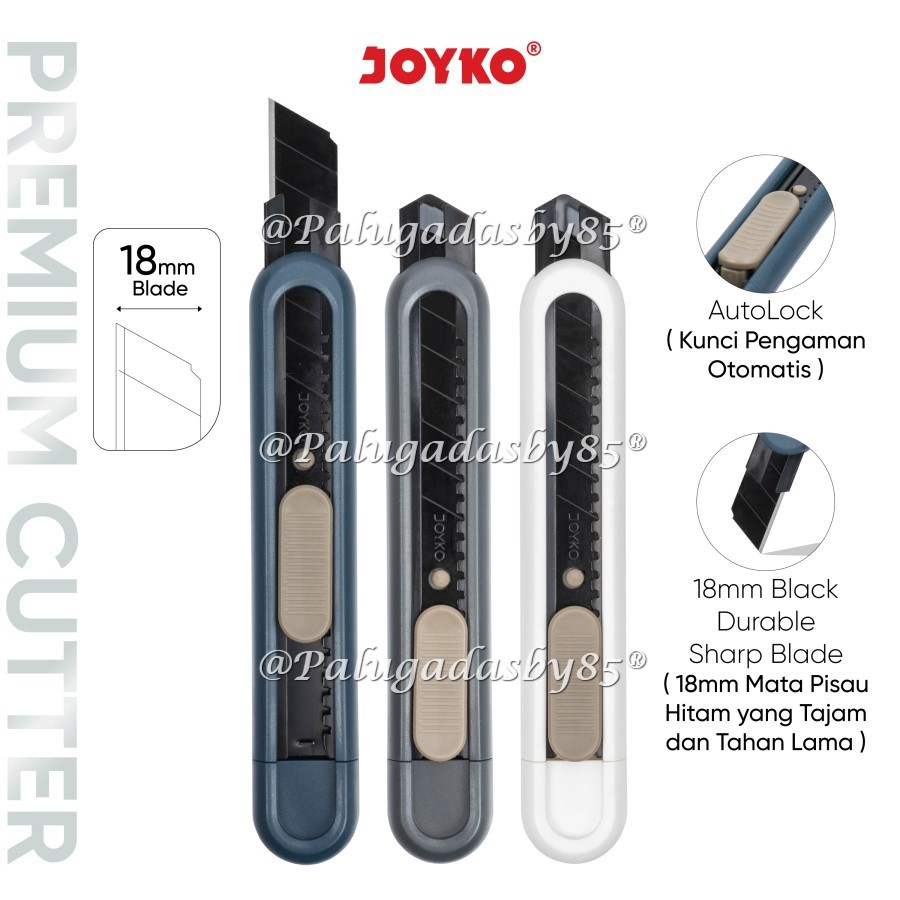 

(1 Biji) Cutter Joyko CU-0513 Besar / Cutter Pisau Pemotong Premium Joyko CU-0513 / Joyko Cutter CU-0513 / Joyko CU0513 CU 0513