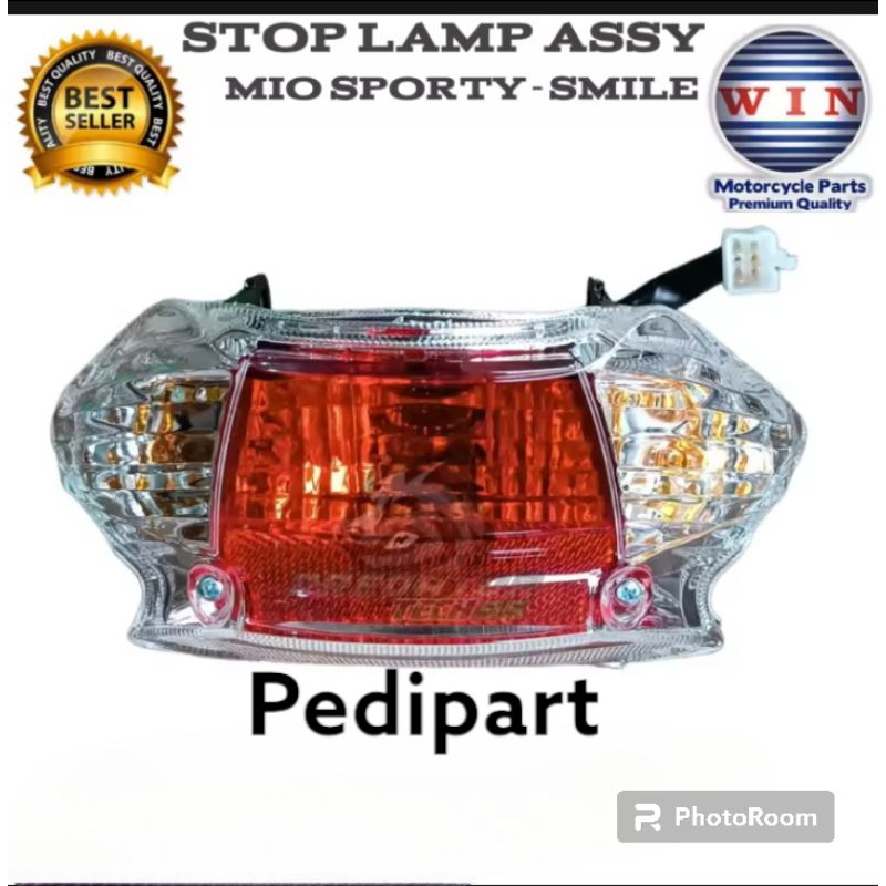 LAMPU STOP MIO SPORTY/MIO SMILE/LAMPU REM BELAKANG MIO SPORTY/LAMPU BELAKANG MIO SMILE SATU SET/SATU