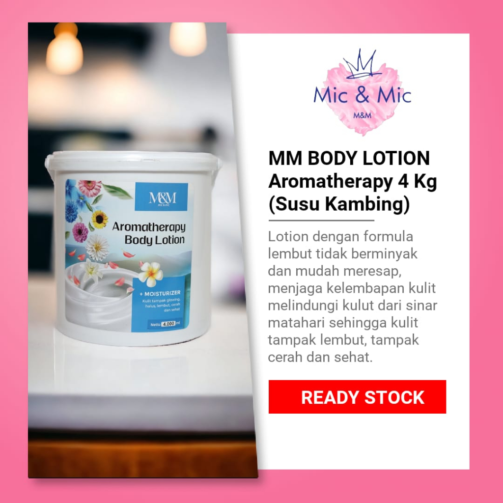 Body Lotion MM Milk 4 Kg | Rumah Kosmetik Grosir