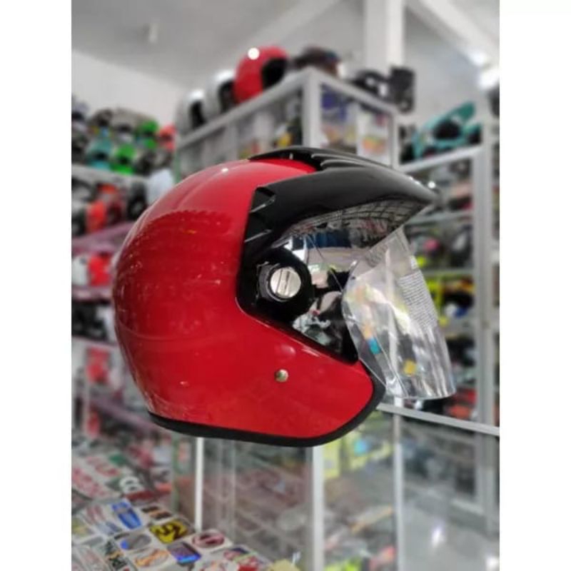 Helm Half Face Model INK Klasik CX390 Malangan,Batman, KW Premium  Quality