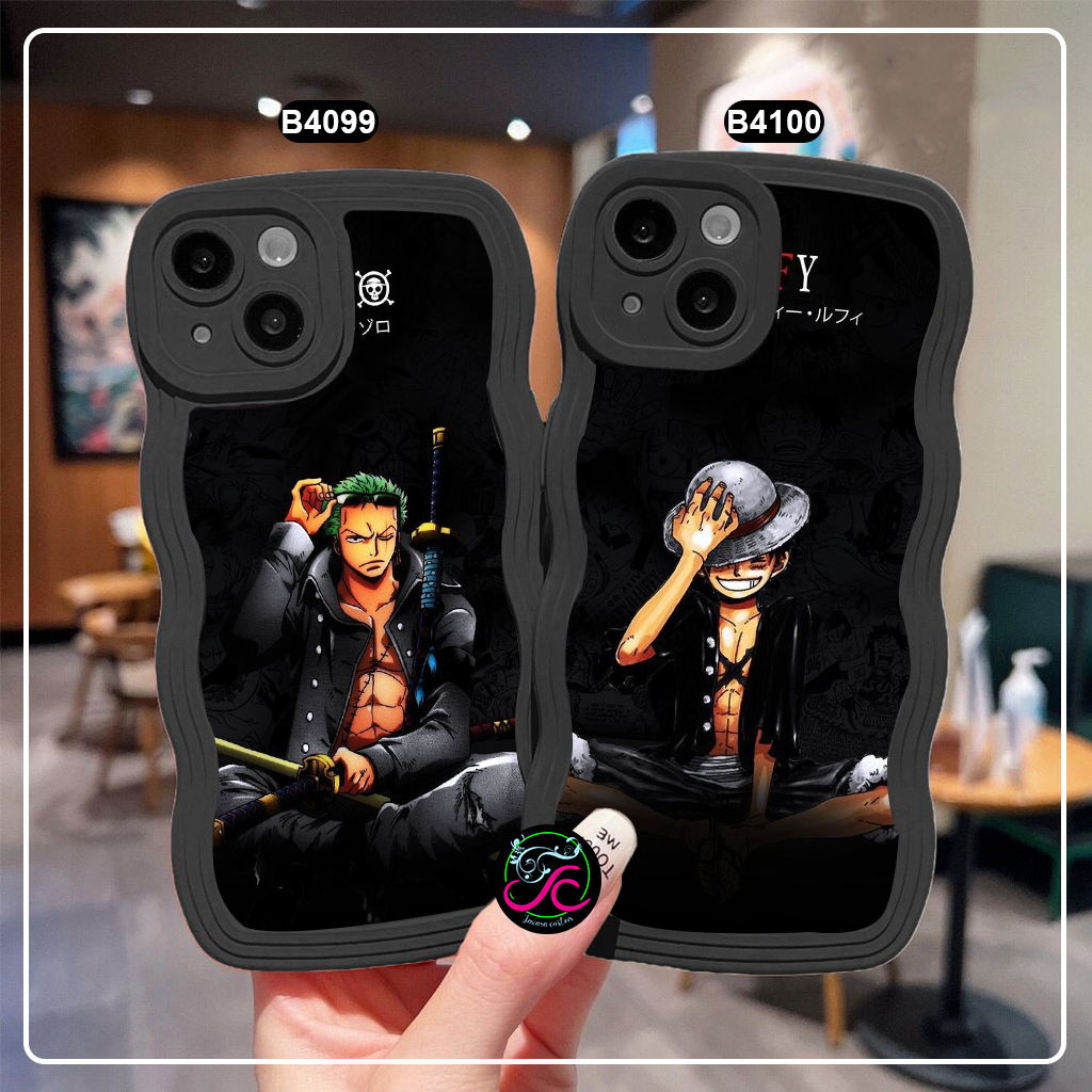 B4099 B4100 CUSTOM SOFTCASE SILIKON GELOMBANG WAVY CUSTOM FOR OPPO VIVO SAMSUNG REALME XIAOMI IPHONE