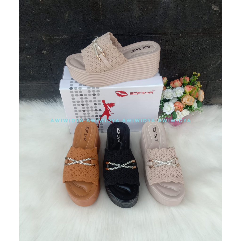 WEDGES SOFIYA 7988-52/WEDGES MODEL TERBARU/SANDAL WEDGES IMPORT