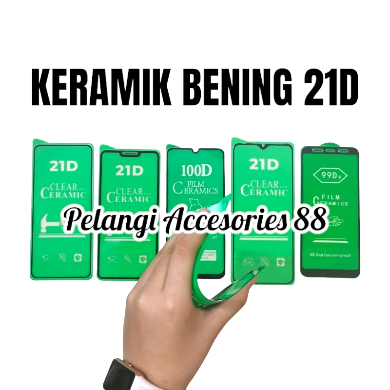 ANTIGORES OPPO A58 4G / A58 4G NFC / A98 5G ANTIGORES KERAMIK BENING 21D FULL COVER