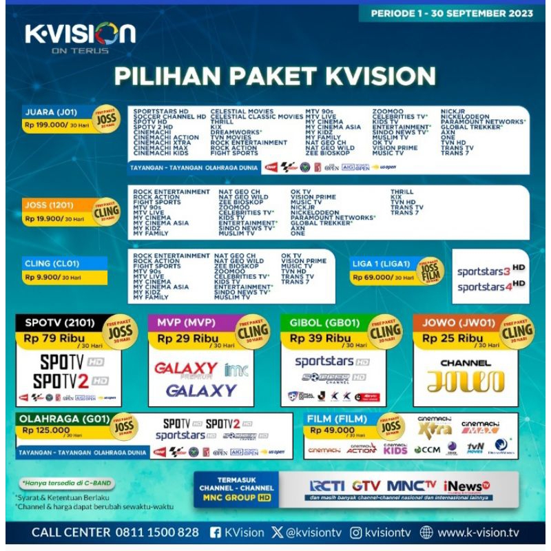 paket film K-Vision