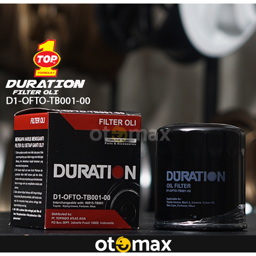 Filter Oli Top1 Duration Innova (Diesel), Fortuner, Hilux, Alphard