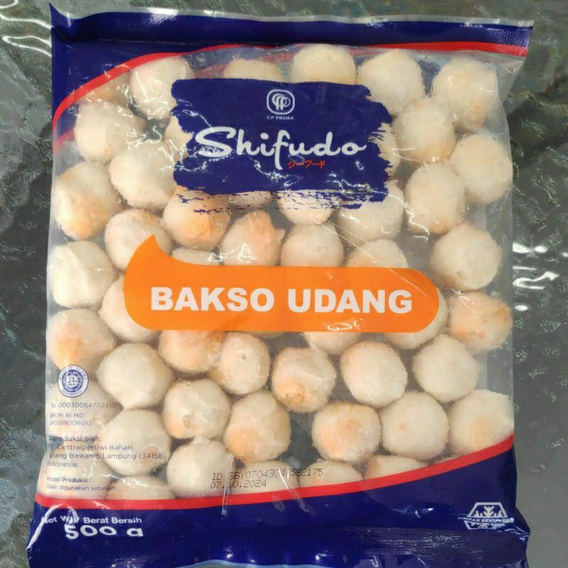 

SHIFUDO Bakso Udang Butir Kecil 500g isi 50