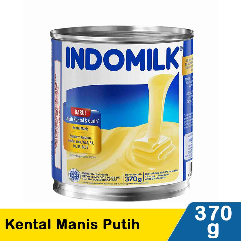 

Susu Indomilk Susu Kental Manis Putih 370G